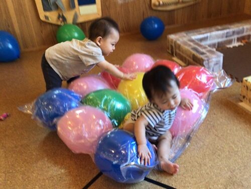 風船トランポリン☆