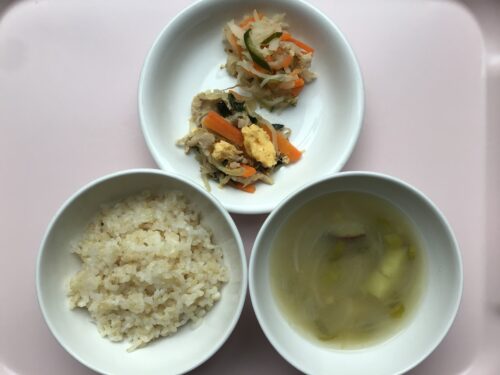 今日の給食