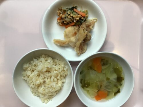 今日の給食