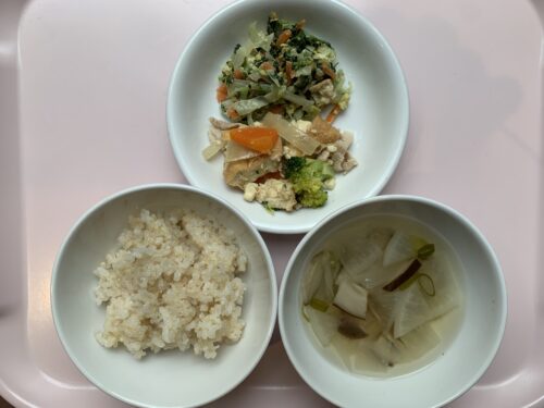 今日の給食