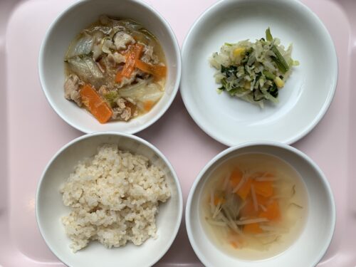 今日の給食