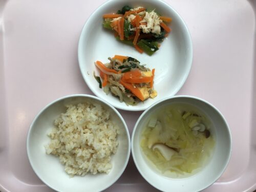今日の給食