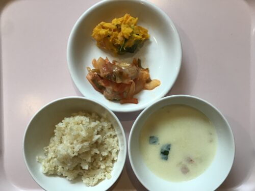 今日の給食
