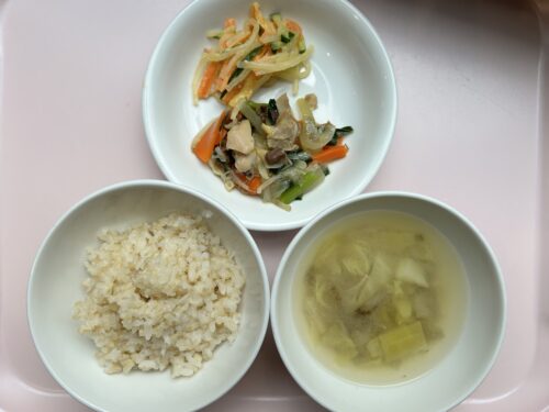 今日の給食