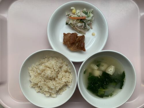 今日の給食