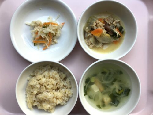 今日の給食