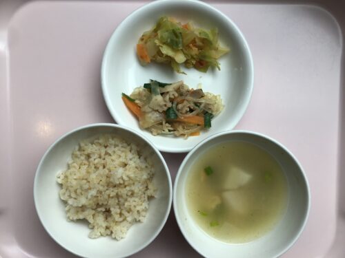 今日の給食