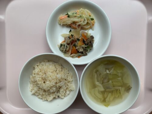 今日の給食