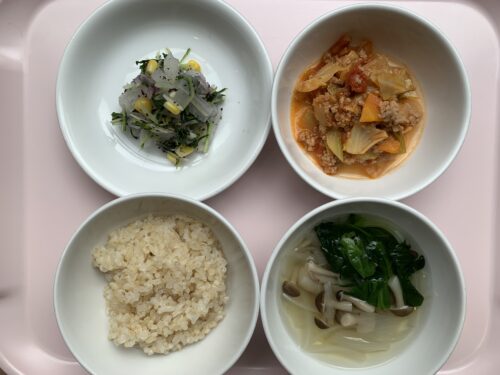 今日の給食