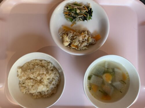 今日の給食