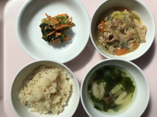 今日の給食