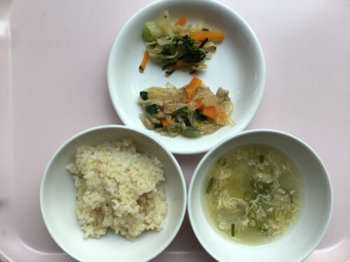 今日の給食