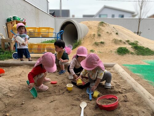 砂場遊び