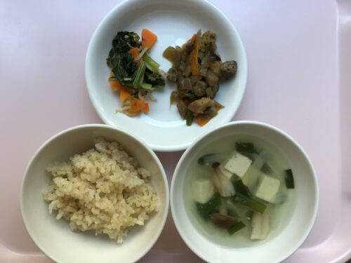 今日の給食