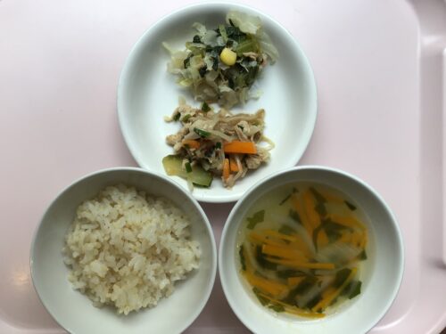 今日の給食