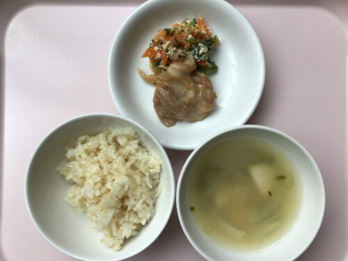 今日の給食
