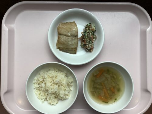 今日の給食