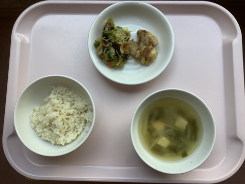 今日の給食