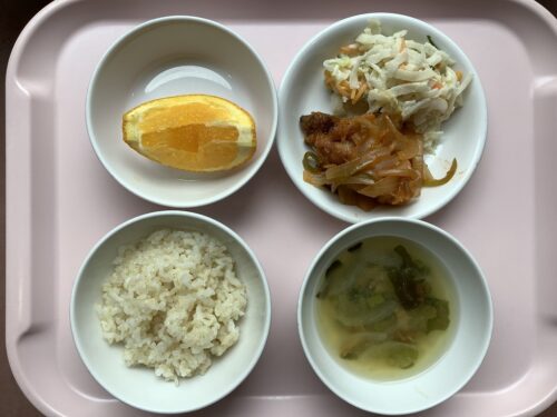 今日の給食