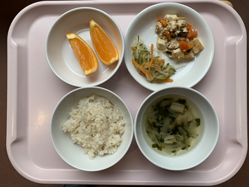 今日の給食
