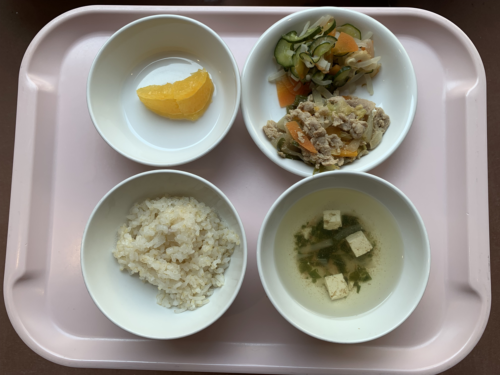 今日の給食