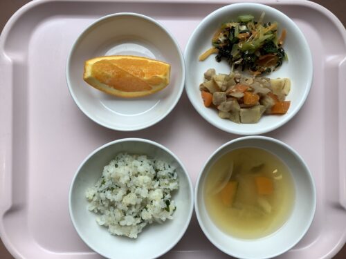 今日の給食