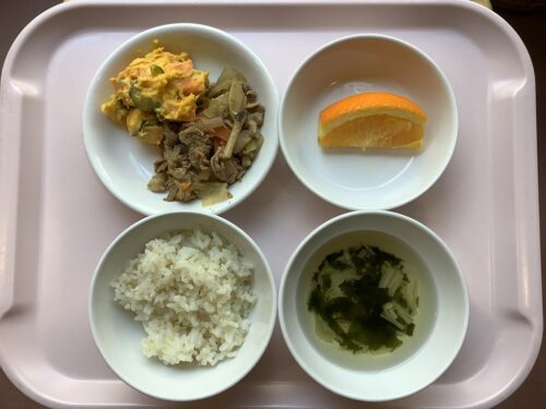 今日の給食