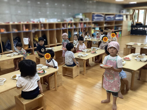 当番をがんばっています☆