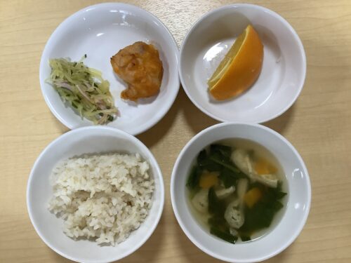 今日の給食