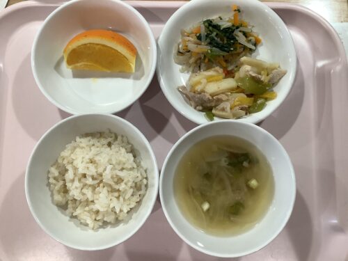 今日の給食