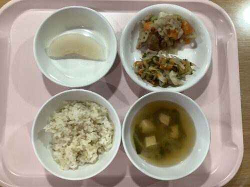 今日の給食