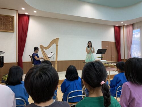 ハープとフルートの演奏会☆