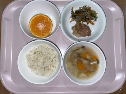 今日の給食